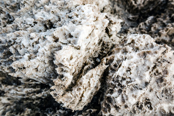 CHRISTAUX DE SEL DANS LE DESERT
