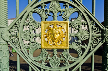 The gate of the Royal Palace of Turin