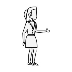 Business woman avatar icon vector illustration graphic design