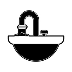 Faucet open isolated icon vector illustration graphic design