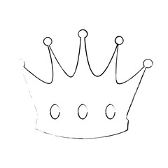 king crown isolated icon vector illustration design