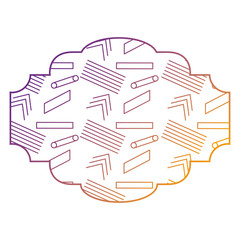 label memphis pattern decoration fashion abstract vector illustration blur line image