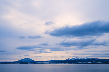 夕暮れ　海　素材