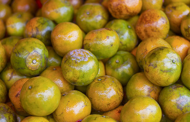Citrus fruit for sale at street Thailand. it is very delicious