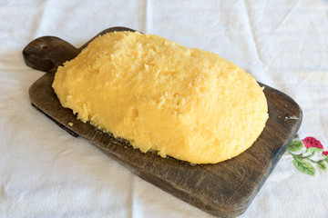 Polenta yellow cornmeal homemade