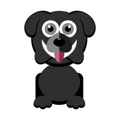 Cute dog character
