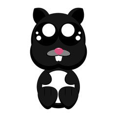 Cute hamster character