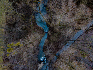 River from above