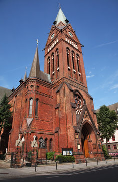 Church of St. Wojciech (Bugenhagenkirche) in Szczecin. Poland