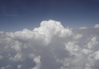 Billowy Clouds at 30,000 feet 