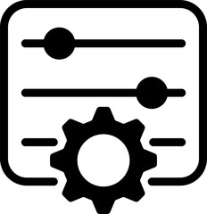 Setting Icon, Gear, User Preference Setting