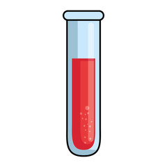 tube test isolated icon vector illustration design