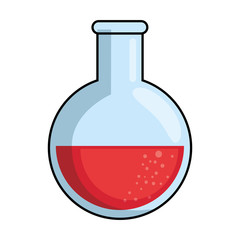 tube test isolated icon vector illustration design