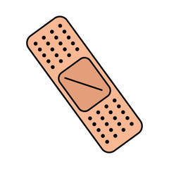 cure band isolated icon vector illustration design