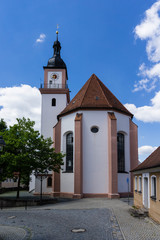 Stadtpfarrkirche St. Johannes der Täufer in Hilpoltstein Bayern