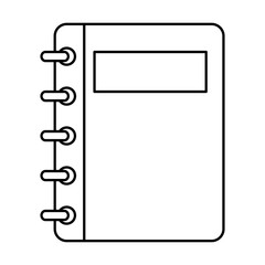 note book isolated icon vector illustration design