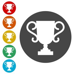 Trophy sign icon ,Trophy cup, award, vector icon