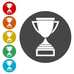 Trophy sign icon ,Trophy cup, award, vector icon