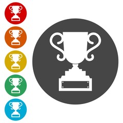 Trophy sign icon ,Trophy cup, award, vector icon