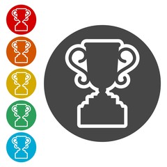 Trophy sign icon ,Trophy cup, award, vector icon