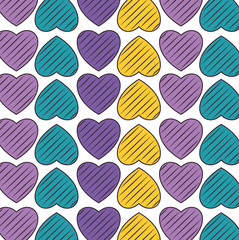 love cute pop art vector illustration design