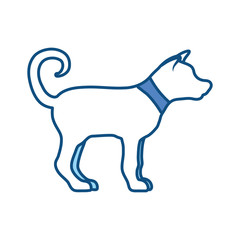 dog silhouette icon