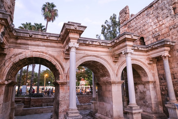 Hadrians Gate in Antalya, Turkey