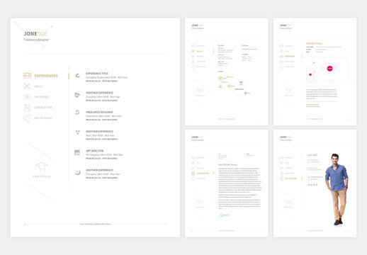 Interactive PDF Resume Layout