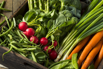Raw Organic Spring Farmers Market Box