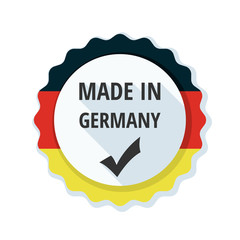 Made in Germany label illustration