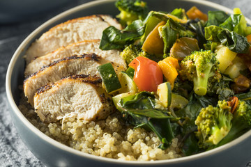 Healthy Chicken and Quinoa Bowl