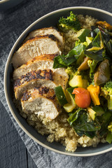 Healthy Chicken and Quinoa Bowl