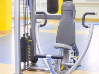 Interior of a fitness hall