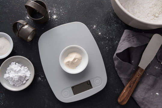 Weighing Xanthan Gum on a Digital Scale