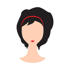 Abstract woman avatar