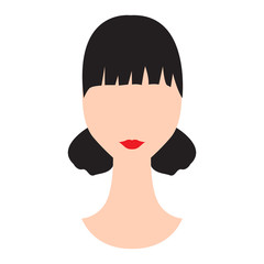 Abstract woman avatar