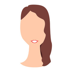 Abstract woman avatar