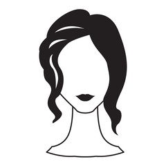 Abstract woman avatar