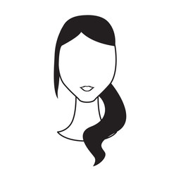 Abstract woman avatar