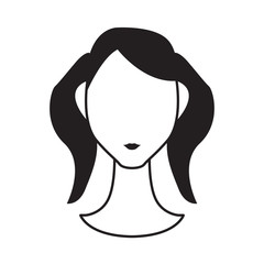 Abstract woman avatar