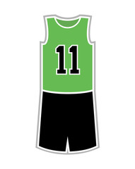 basket uniform illustration