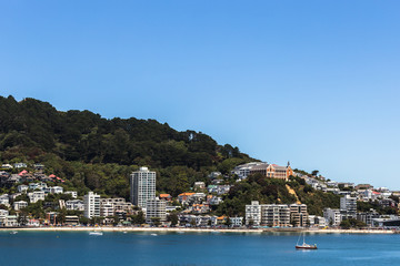 Fototapeta na wymiar Wellington waterfront, north island of New Zealand