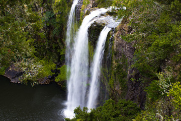 Water falls