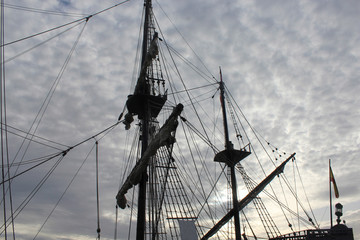 Obraz premium Old ship photo