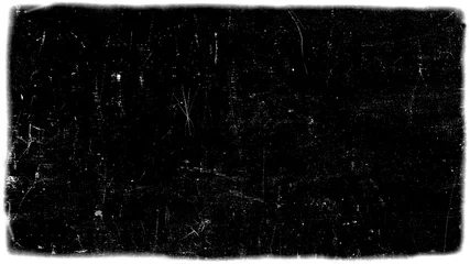 Fotobehang Abstract vuil of verouderend filmframe. Stofdeeltjes en stofkorreltextuur of vuiloverlay-gebruikseffect voor filmframe met ruimte voor uw tekst of afbeelding en vintage grunge-stijl. © jakkapan