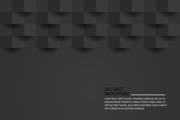 Fototapeta na wymiar Black geometric texture. Vector background can be used in cover design, book design, website background, CD cover, advertising