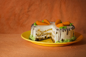 Homemade carrot cake