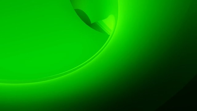 3d render lava flow green shape abstract background
