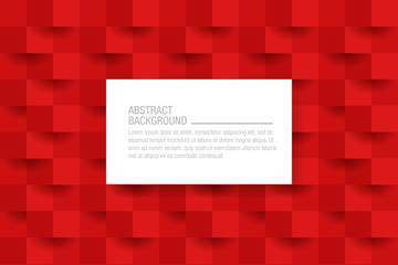 red geometric texture. Vector background can be used in cover design, book design, website background, CD cover, advertising