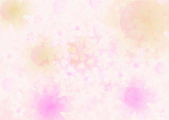 ピンクの花　桜イメージ